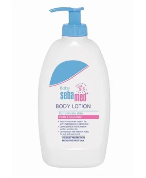 Sebamed Body Lotion for Gentle Baby Skin Care, Deep Moisturizing with Pleasant Fragrance, 0+ Months
